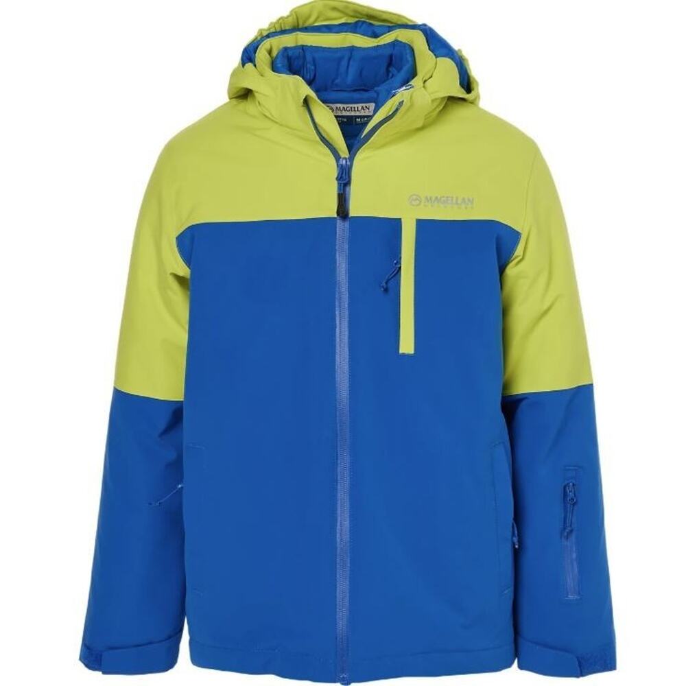 Magellan Outdoors Boys Chimney Rock 3-in-1 System Jacket‎ Yellow/Blue XL $90